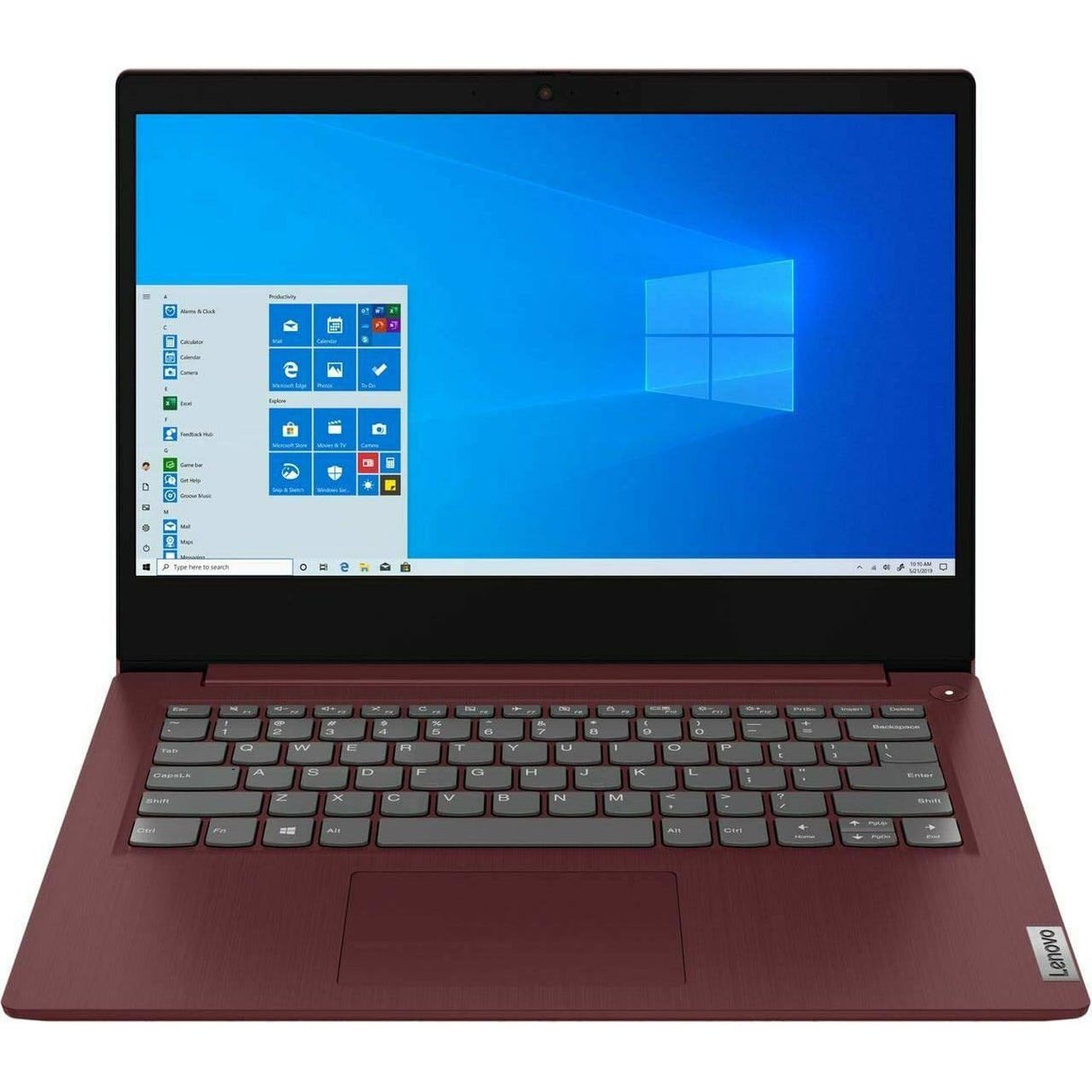 Refurbished Lenovo IdeaPad 3 Intel Core i3-1005G1 4GB RAM 128GB - Burgundy - Excellent