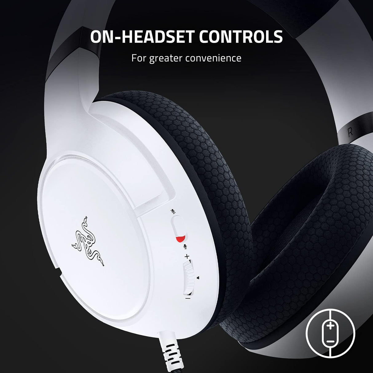 Razer Kaira X Wired Headset for Xbox Series X/S - Black / White