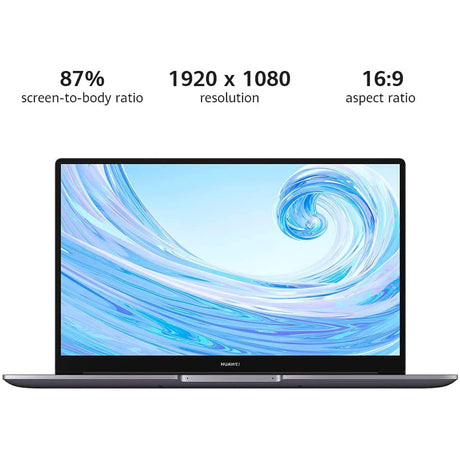 HUAWEI MateBook D 15, AMD Ryzen 7, 8GB RAM, 512GB SSD, Multi-screen Collaboration, Fingerprint Reader, Space Grey