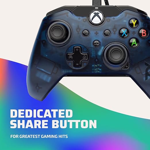 PDP Gaming Wired Controller for Xbox One / Xbox Series X|S - Midnight Blue
