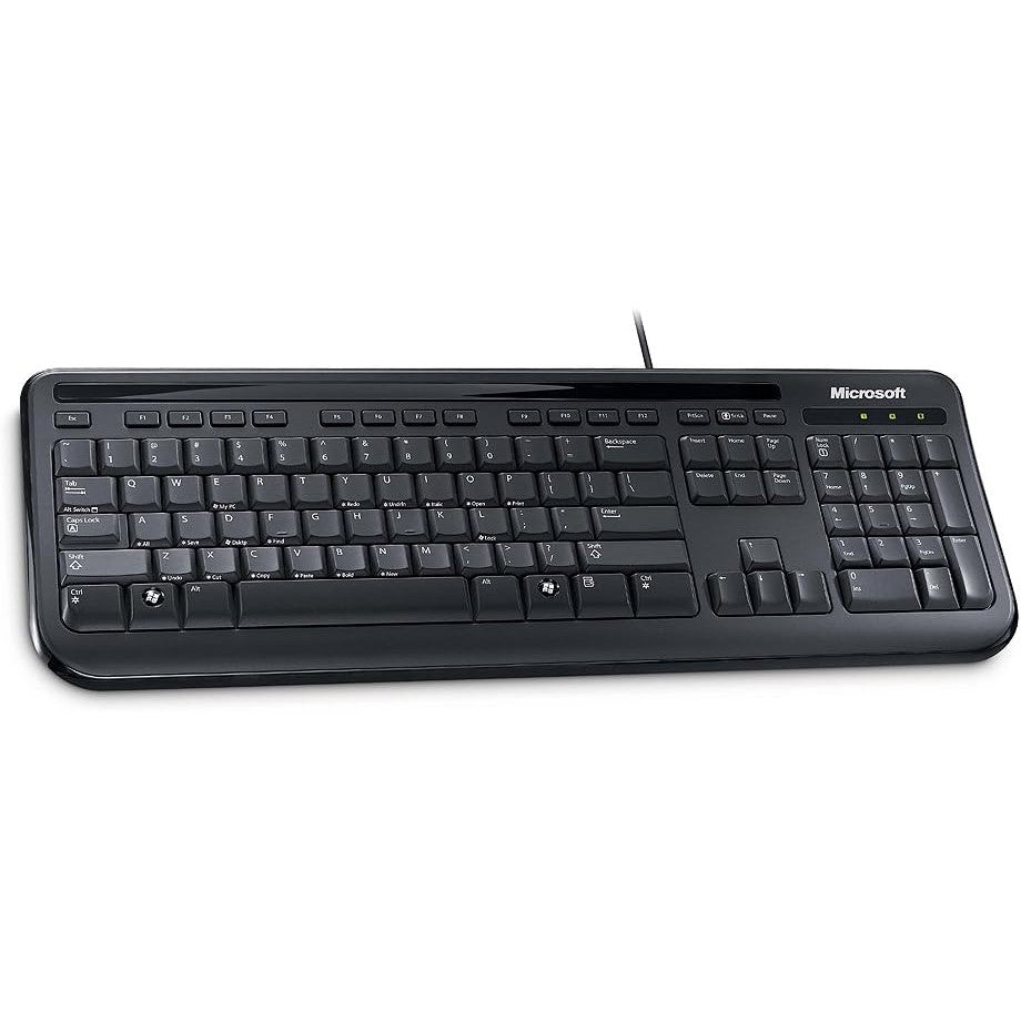 Microsoft Wired Keyboard 400 for Business - Black - Refurbished Good