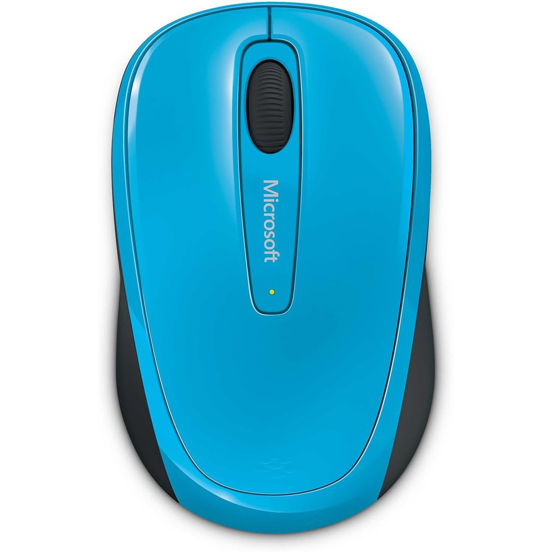 Microsoft Wireless Mobile Mouse 3500 - Cyan Blue Gloss - New