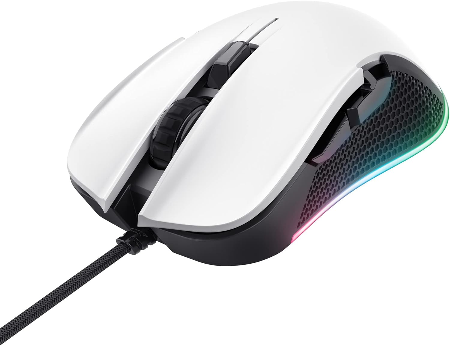 Trust Ybar GXT922 Wired Gaming Mouse - White