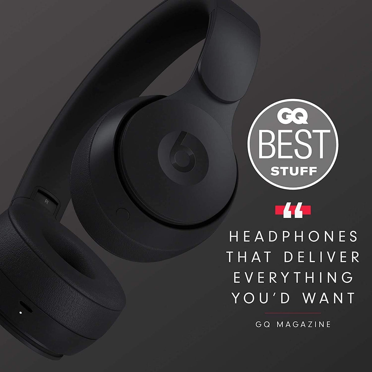 Beats Solo Pro Wireless Headphones - Black - Refurbished Pristine