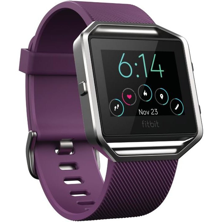 Fitbit Blaze Fitness Activity Tracker (FB502) - Black / Purple - Refurbished Excellent