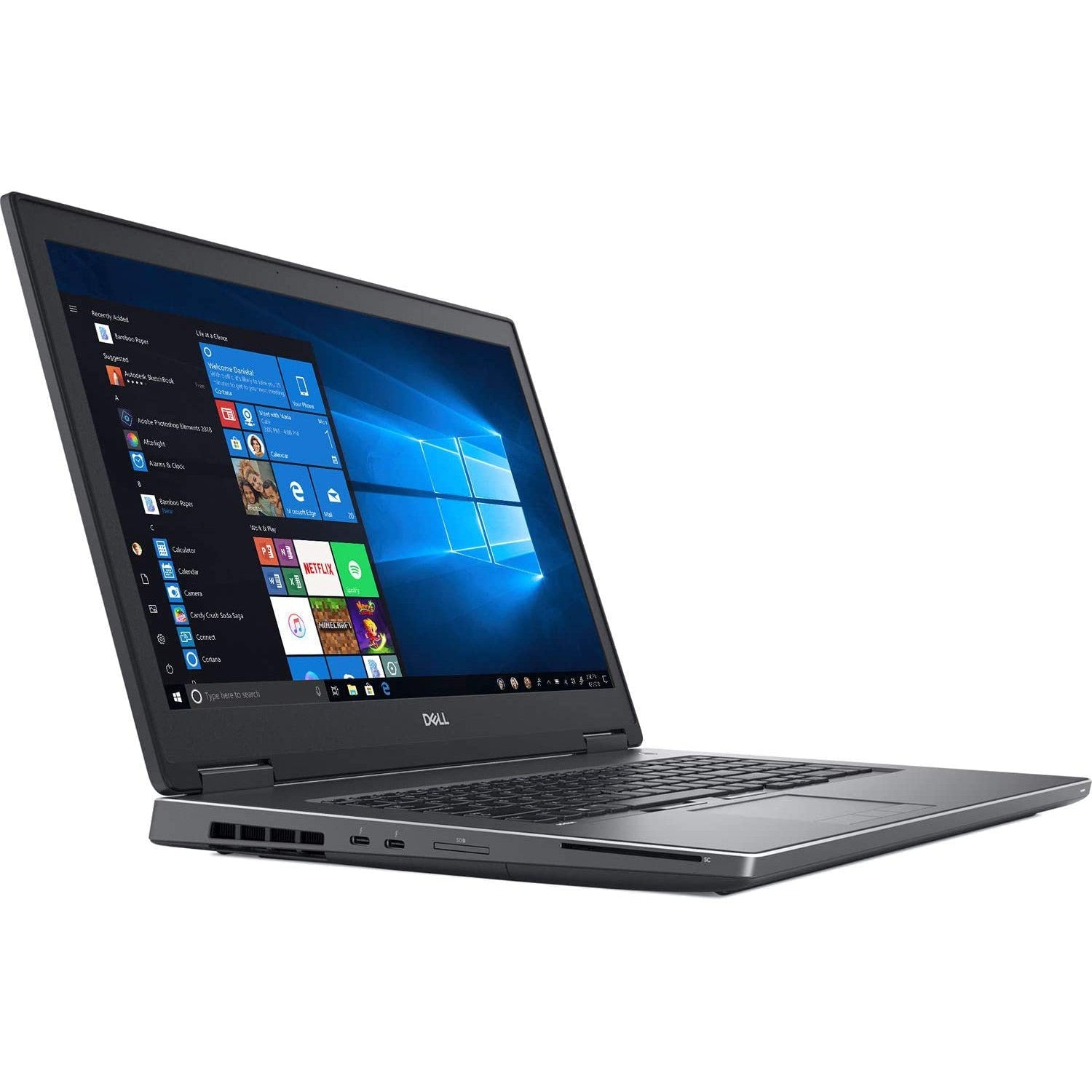 Dell Precision 7730 17" Laptop Intel Core i7-8850H 64GB RAM 2TB HDD - Black - Refurbished Pristine