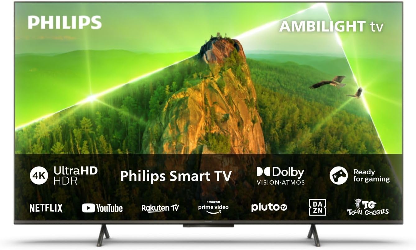 Philips Ambilight 43PUS8108/12 43" Smart 4K Ultra HD HDR LED TV