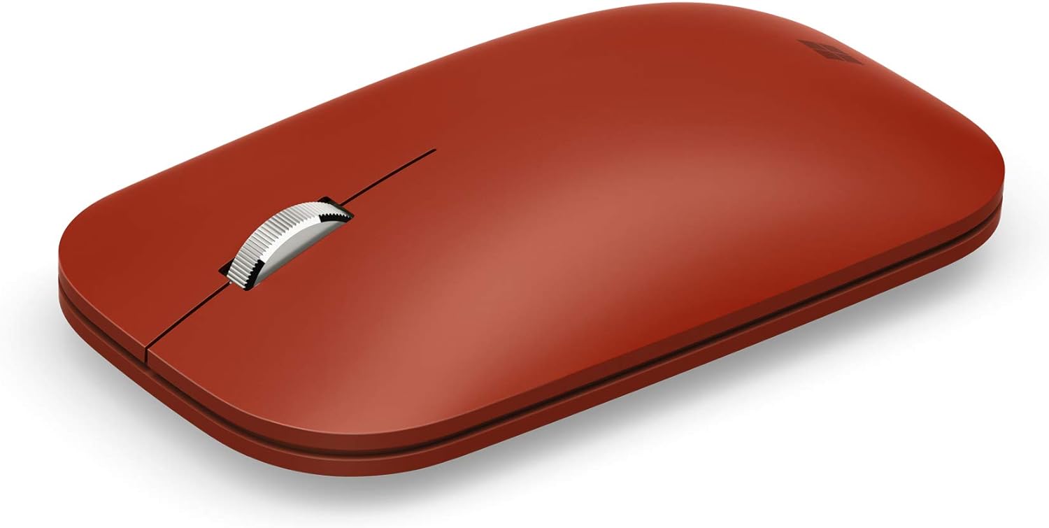 Microsoft Modern Mobile Mouse - Poppy Red - Pristine