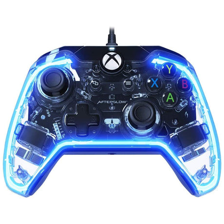 Afterglow Wired Xbox Controller, Clear - New