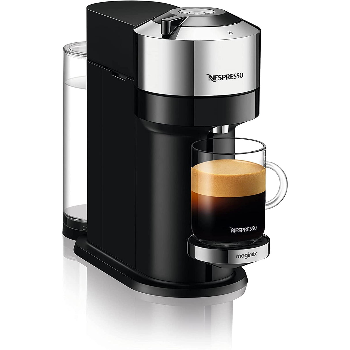 Nespresso Vertuo Next Coffee Machine by Magimix - Pure Chrome - Refurbished Excellent