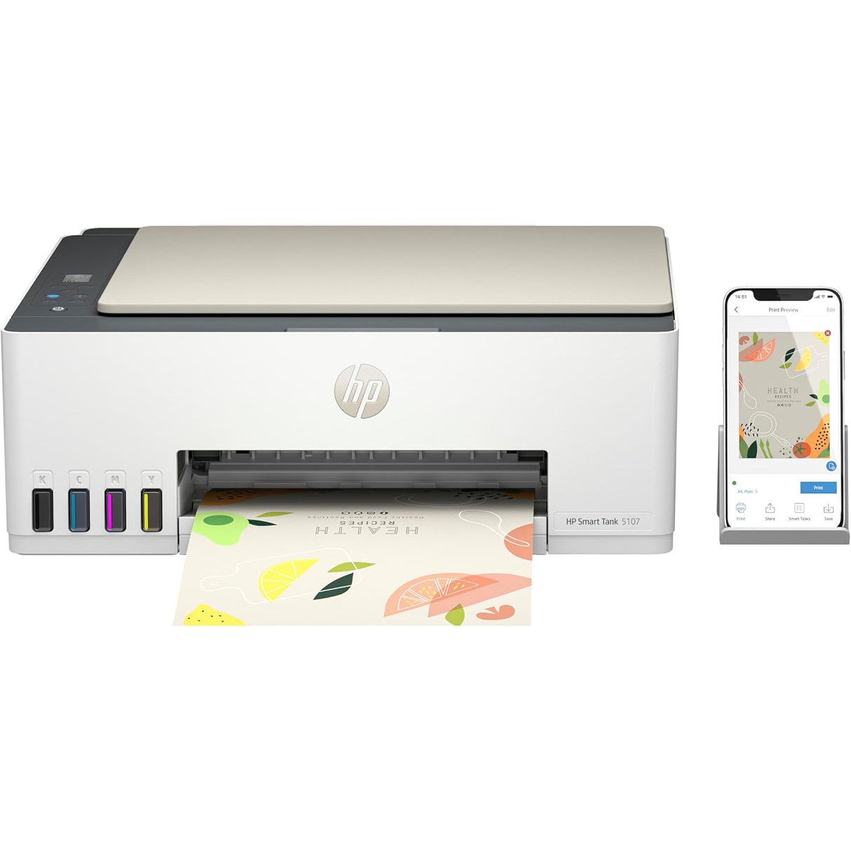 HP Smart Tank 5107 All-in-One Wireless Inkjet Printer - Excellent