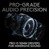 Logitech Pro X Wireless Gaming Headset - Black