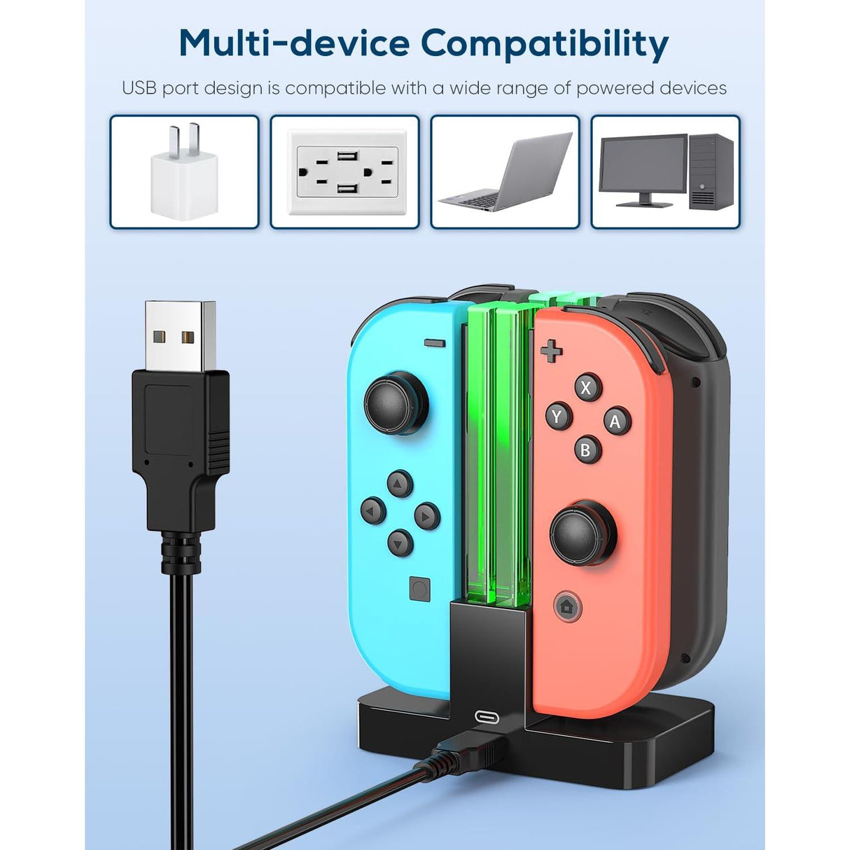 Nintendo Switch Controller Charging Dock - New