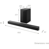 LG US40T Bluetooth Soundbar with Wireless Subwoofer - Good
