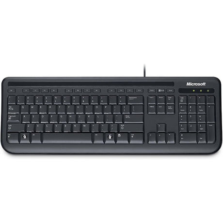 Microsoft Wired Keyboard 400 for Business - Black - Refurbished Good