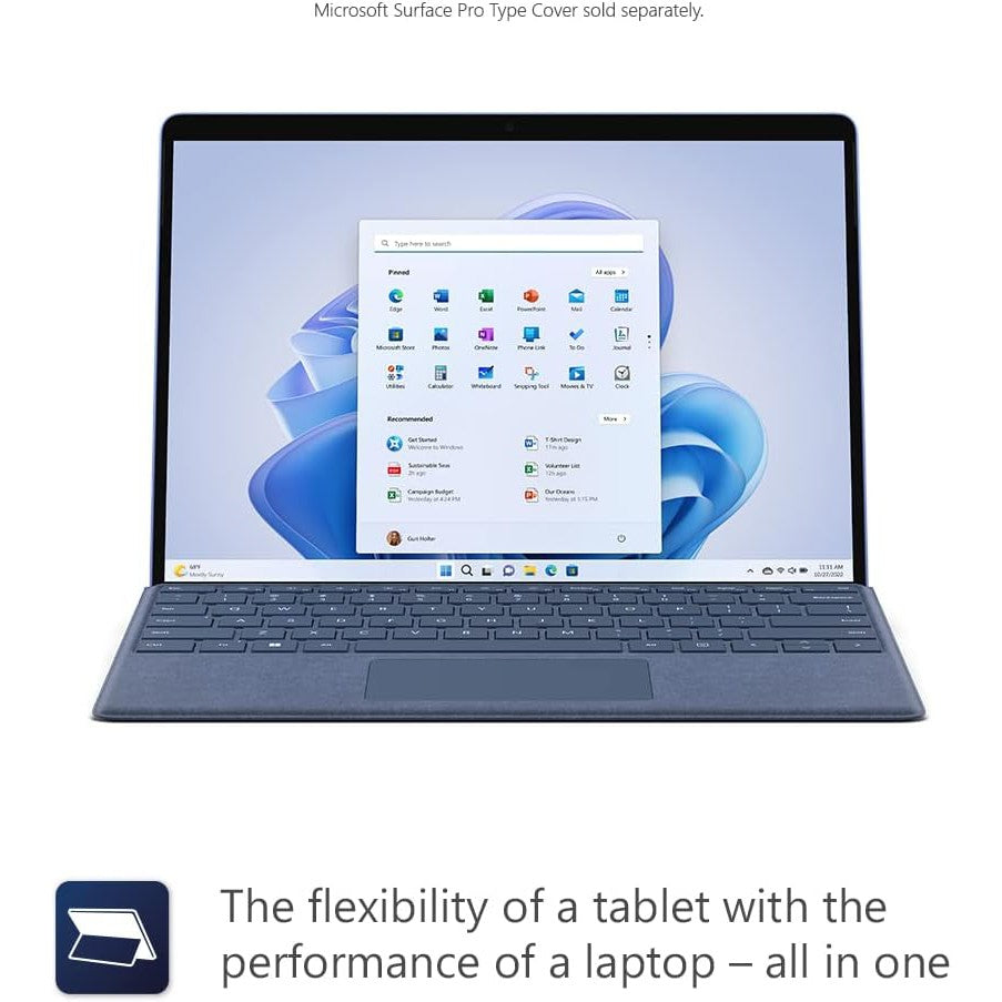 Microsoft Surface Pro 9 Intel Core i5-1235U 16GB RAM 256GB 13" - Blue - Pristine