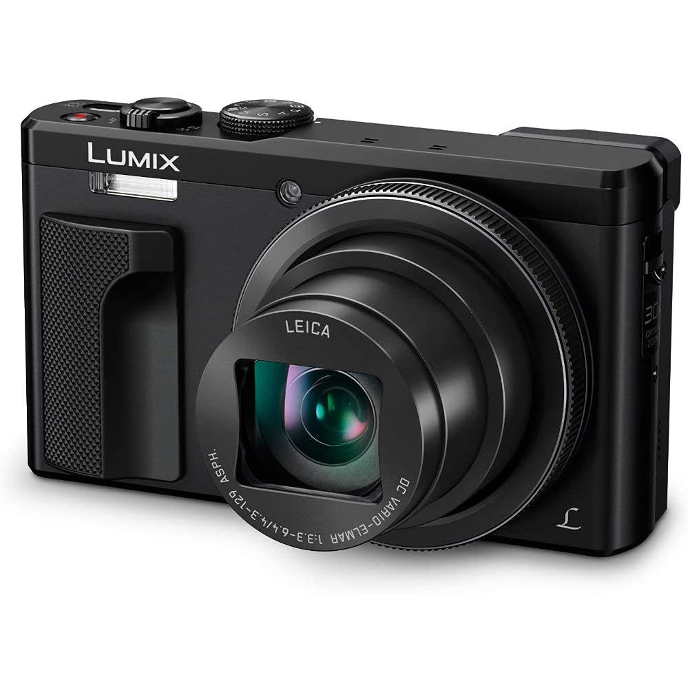 Panasonic Lumix DMC-TZ80 Super Zoom Digital Camera, 4K Ultra HD, 18.1MP, Black