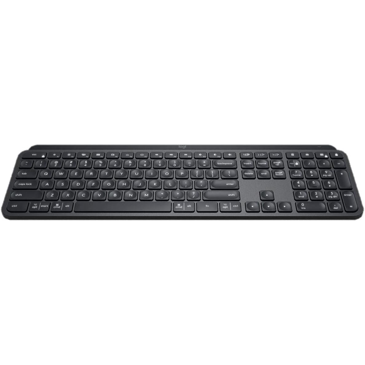 Logitech MX Keys Advanced Wireless Illuminated Keyboard - Black - Good