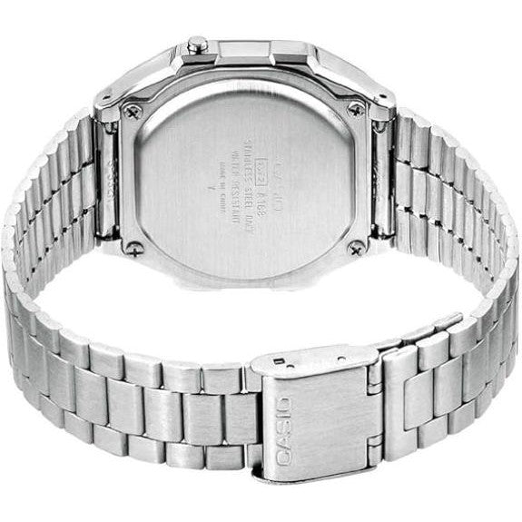 Casio A168WA-1YES Unisex Adult Digital Quartz Watch - Silver