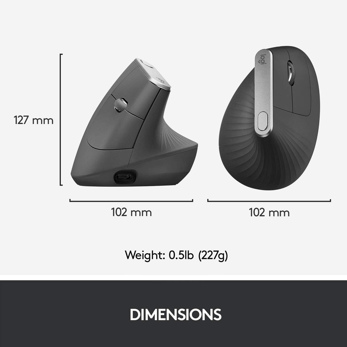 Logitech MX Vertical Ergonomic Mouse - Good