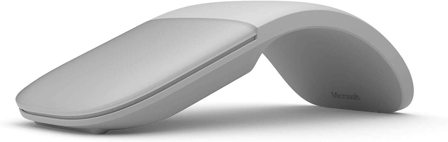 Microsoft Surface Arc BlueTrack Touch Mouse - Platinum