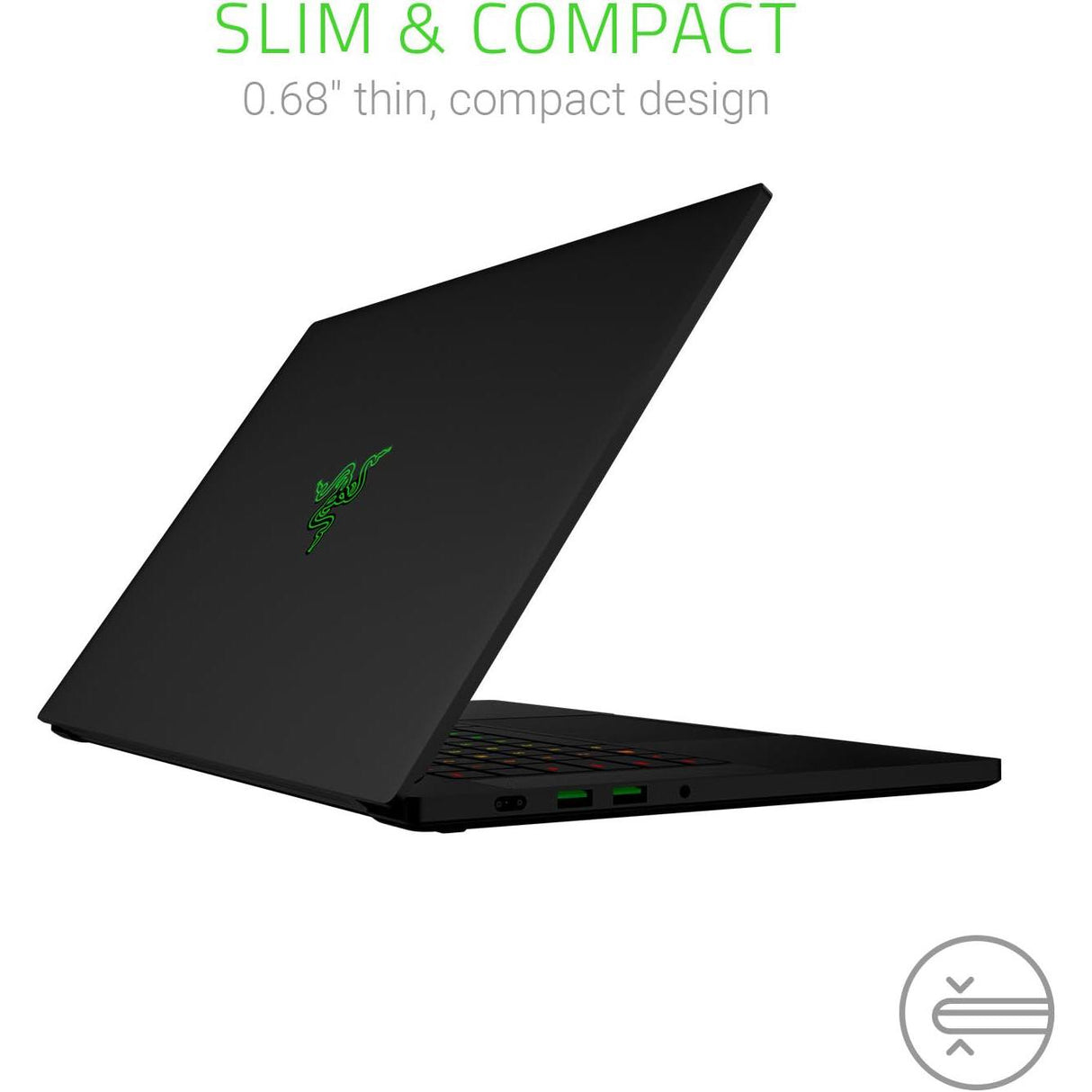 Refurbished Razer Blade 15 15.6" Intel Core i7-8750H 8GB RAM 512GB - Black - Good
