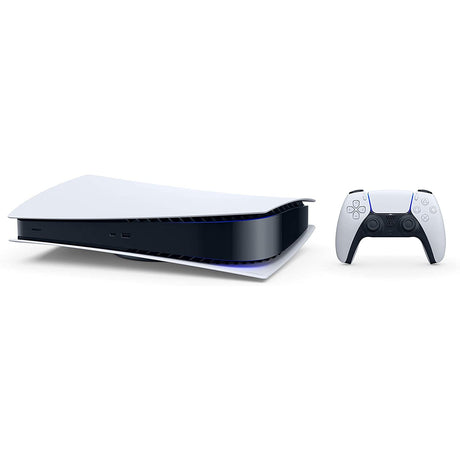 Sony PlayStation 5 Digital Console, White - MISSING STAND - Good
