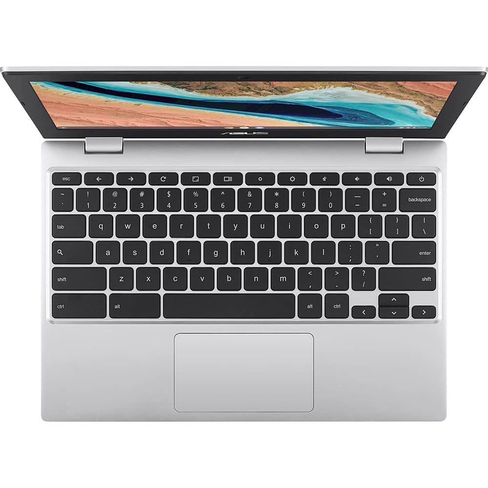 Refurbished ASUS Chromebook CX1 Intel Celeron N4020 4GB RAM 64GB 11.6" - White - Excellent