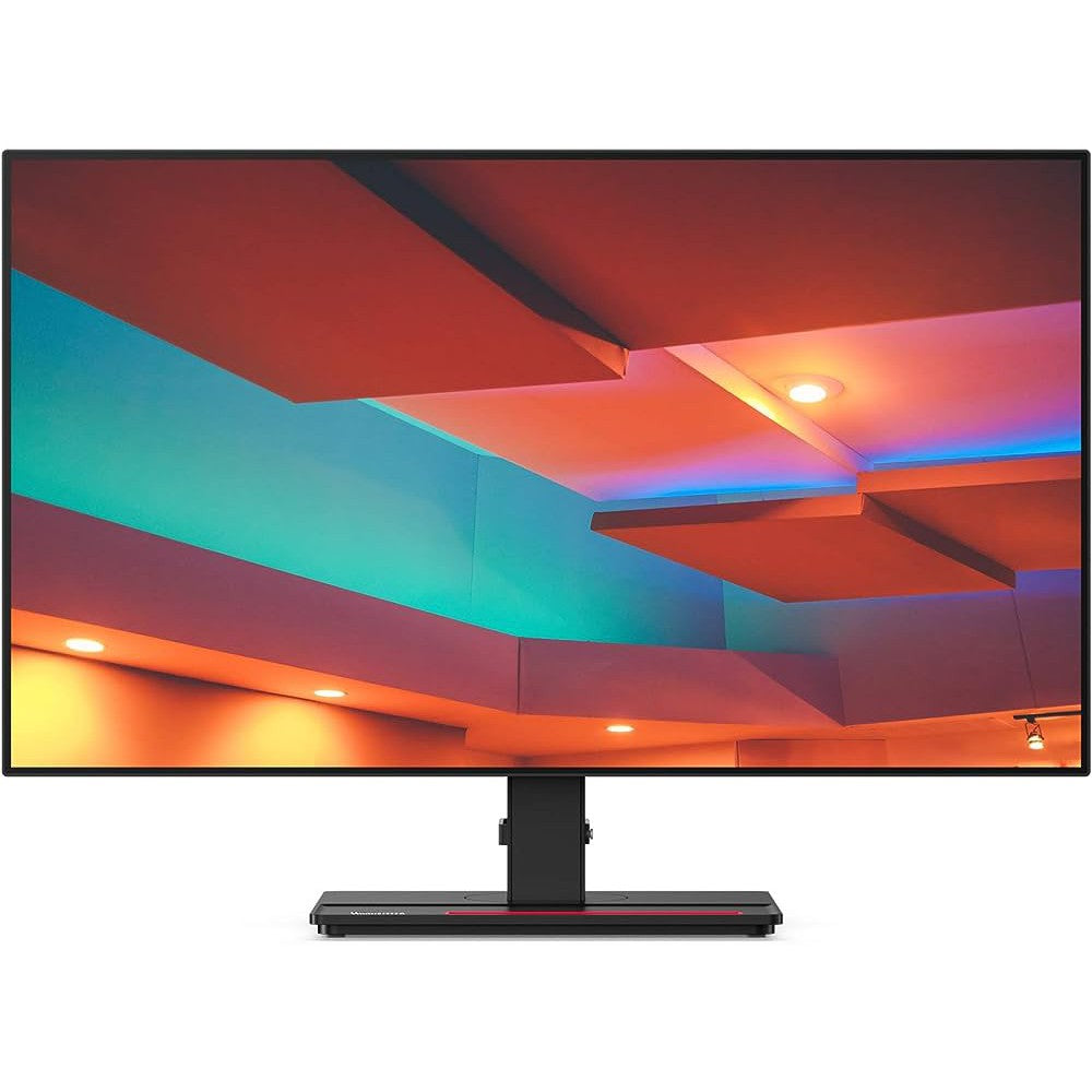 Lenovo 27" P27H-20 (D19270QP1) LCD Monitor With Built In Docking Station, Black - Refurbished Good
