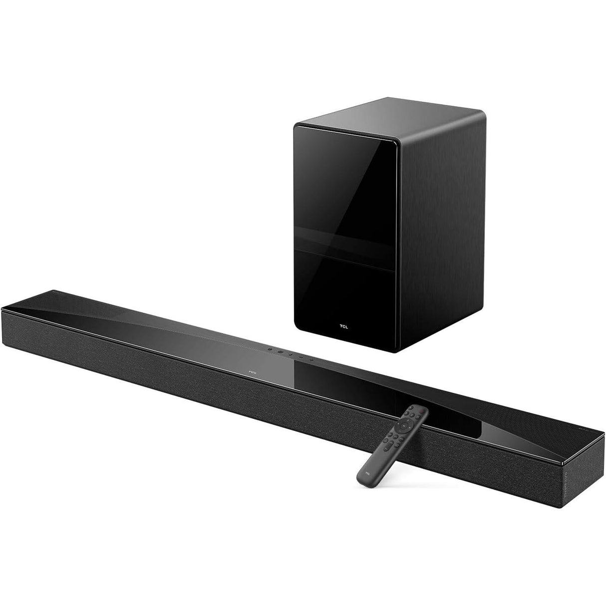 TCL Q75HK 5.1.2 Wireless Sound Bar with Dolby Atmos & Subwoofer - Fair - Cracked Plastic