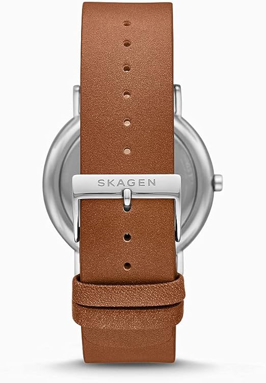 Skagen SKW6578 Men's Signatur Three-Hand Watch - Brown
