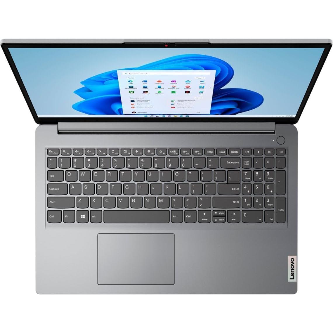 Refurbished Lenovo IdeaPad 1 15.6" AMD Athlon Silver 7120U 8GB RAM 256GB - Silver - Good