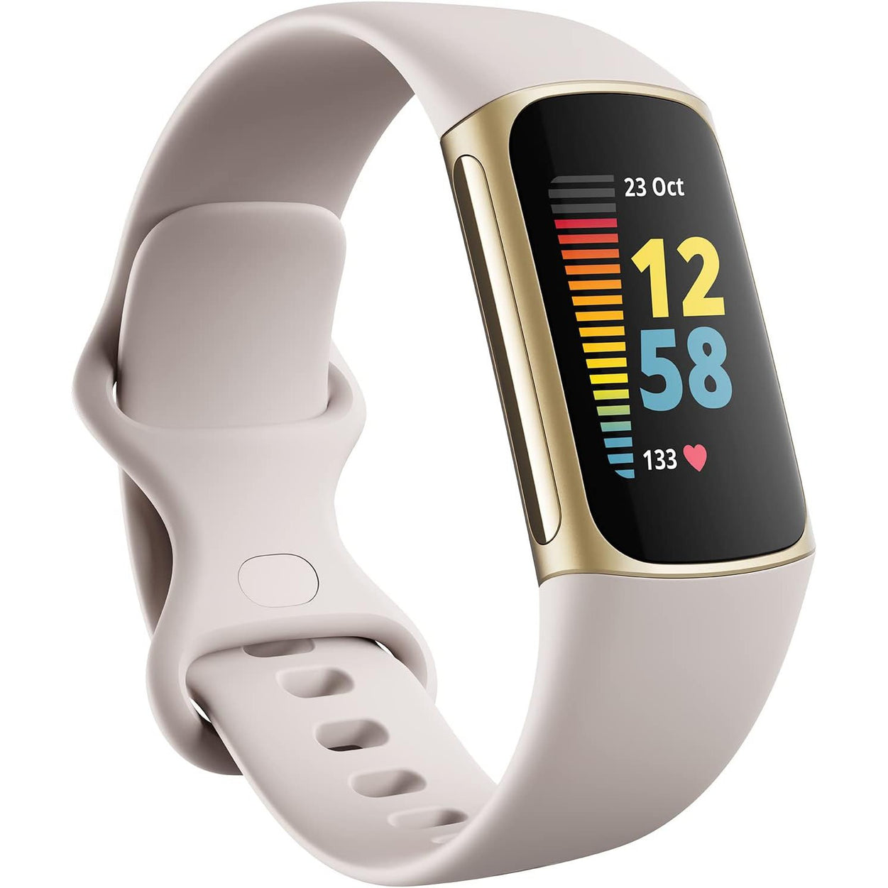 Fitbit Charge 5 Fitness Tracker - Gold / White - New