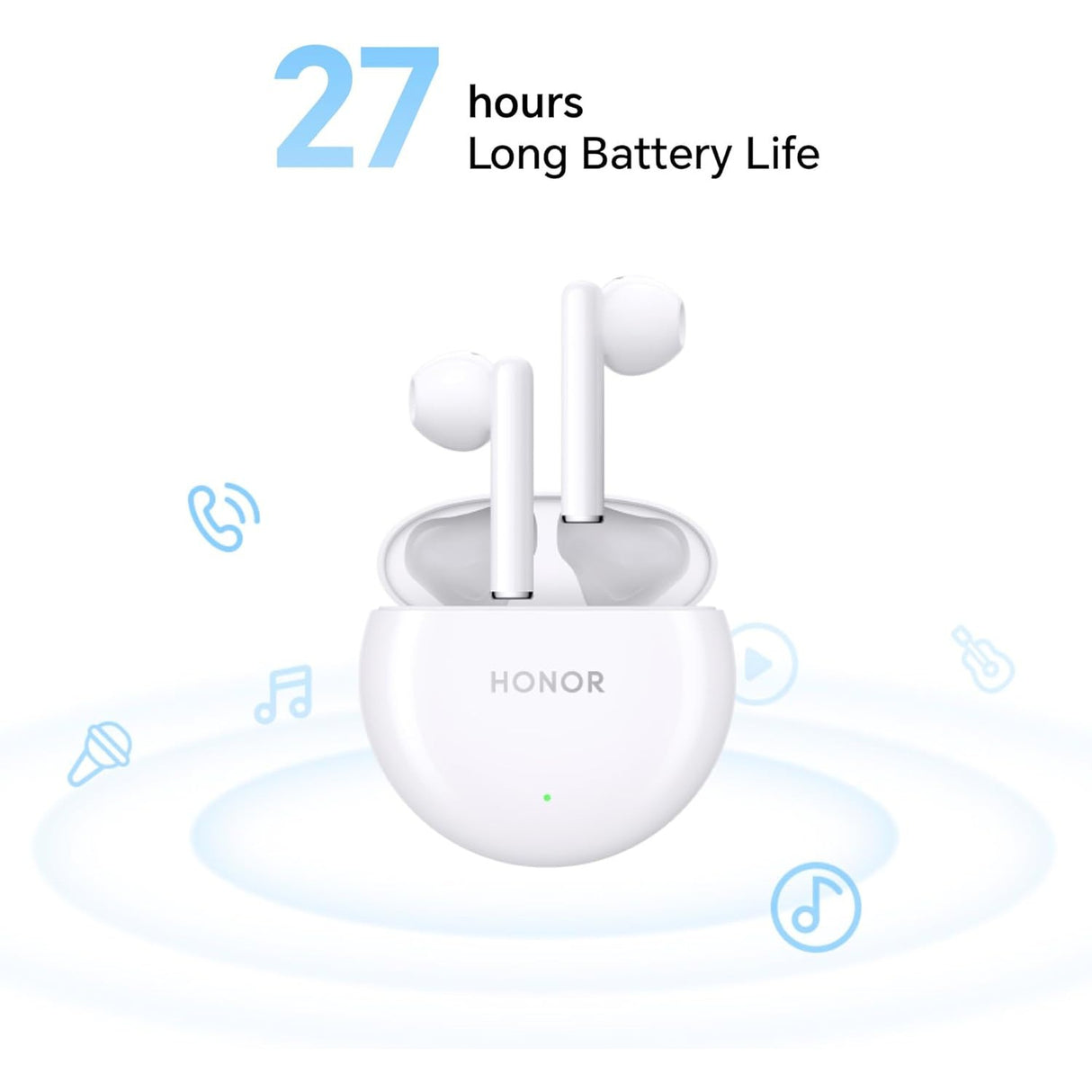 Honor X5 Wireless Earphones - White - Good