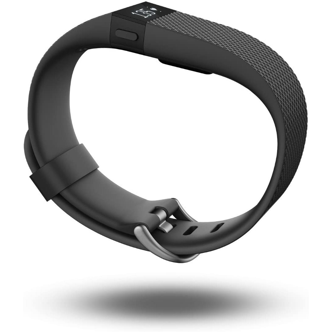 Fitbit Charge HR Heart Rate and Activity Wristband - Black - Refurbished Good