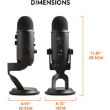 Logitech Blue Yeti USB Microphone - Black - Good