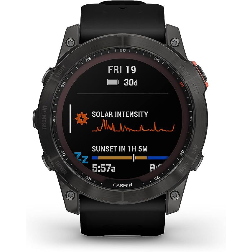 Garmin Fenix 7X Solar Edition Watch - Black