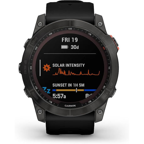 Garmin Fenix 7X Solar Edition Watch - Black