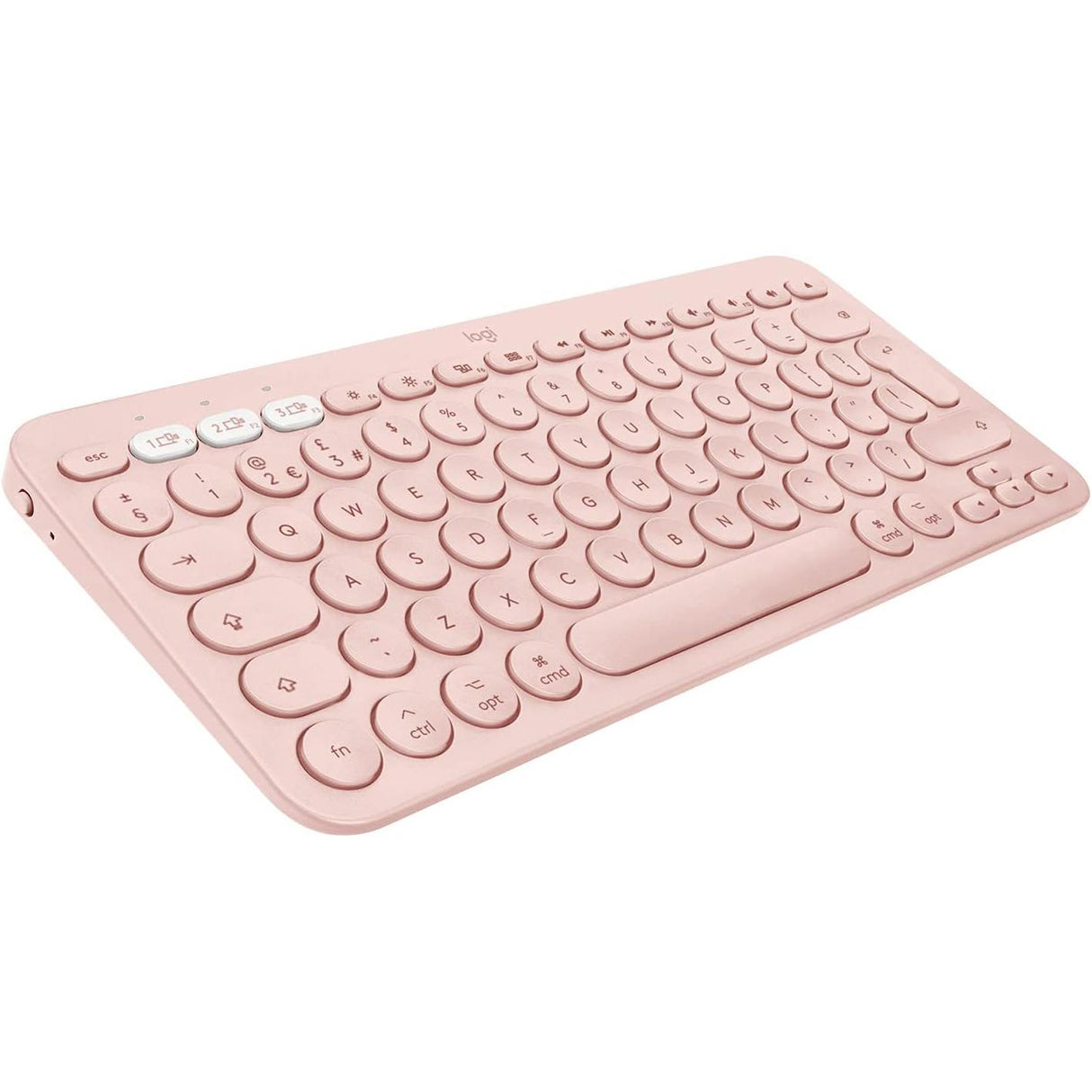 Logitech K380 Multi-Device Bluetooth Keyboard for Mac Pink- No Batteries Included