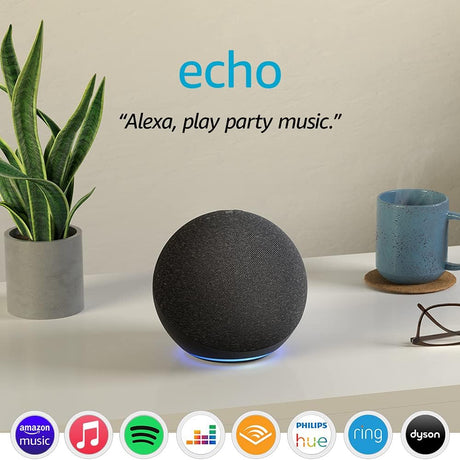 Amazon Echo Dot 4th Gen Smart Speaker - Charcoal - Pristine