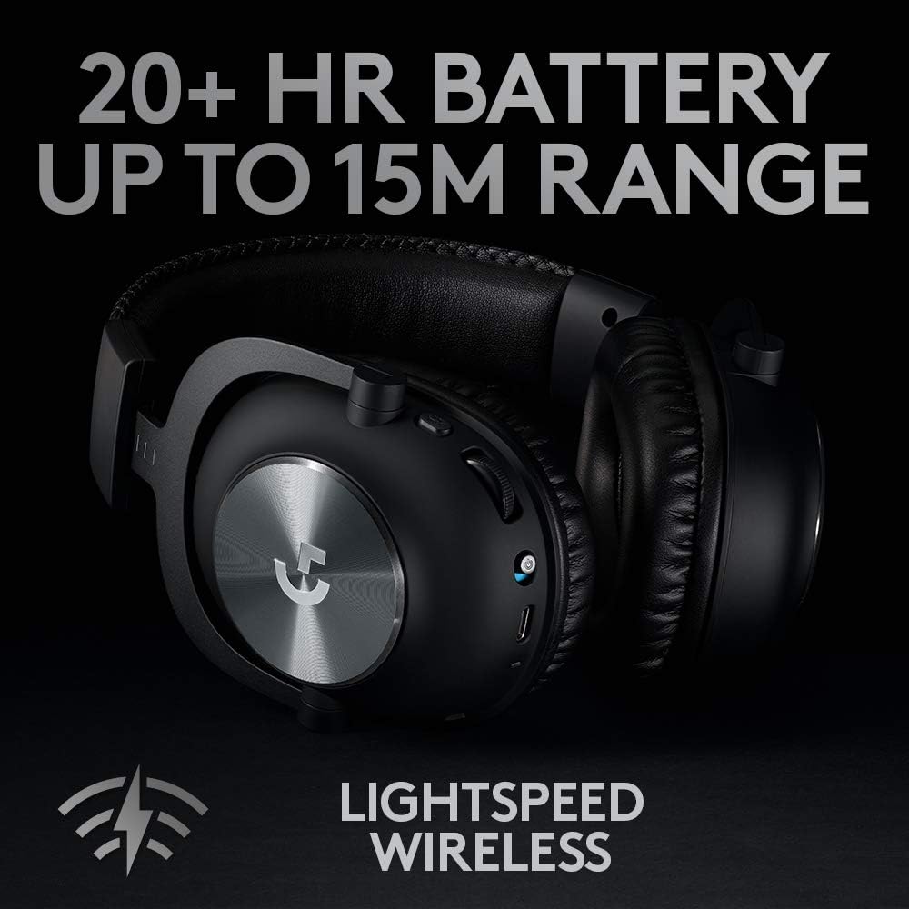 Logitech Pro X Wireless Gaming Headset - Black