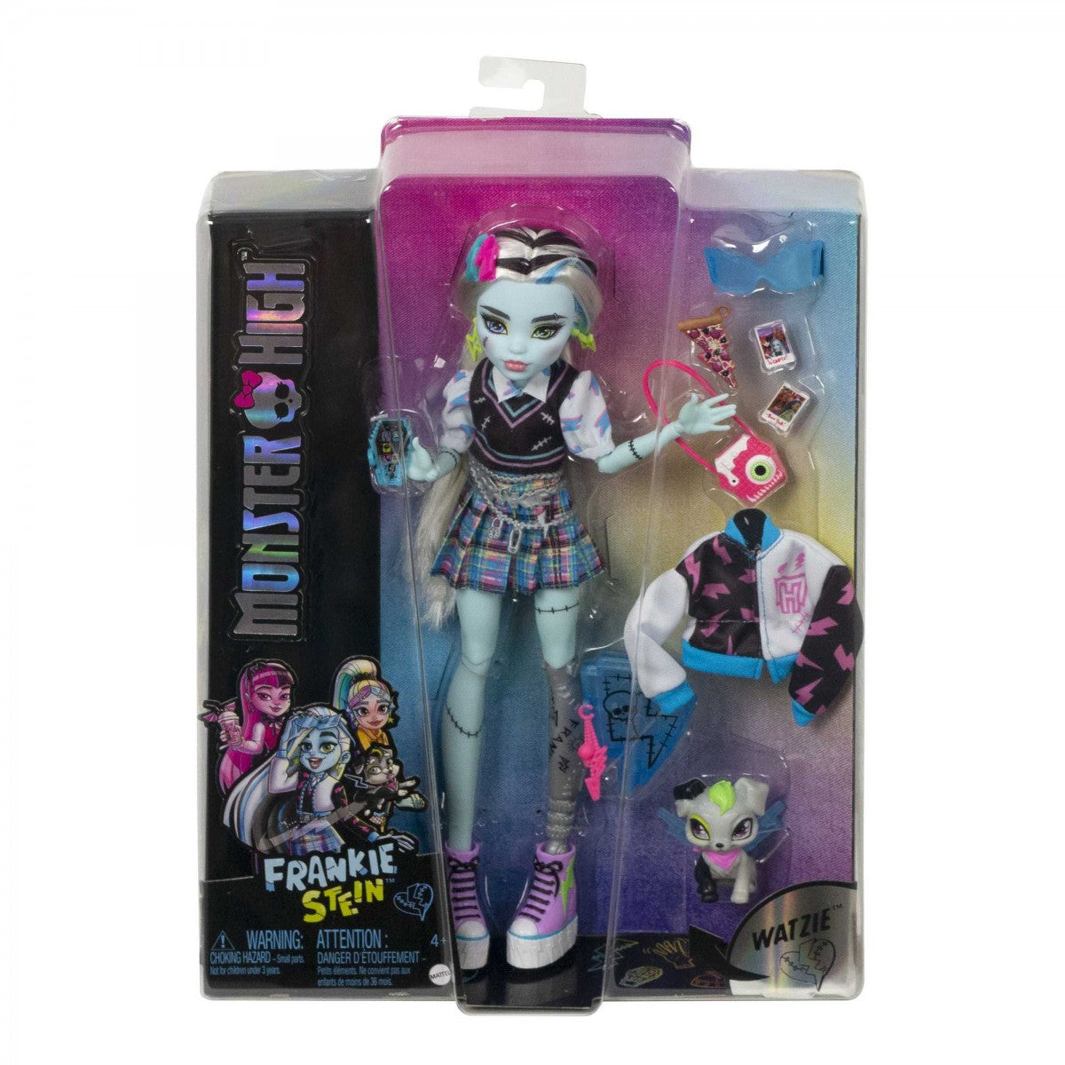 Monster High Frankie Stein Doll with Pet & Accessories