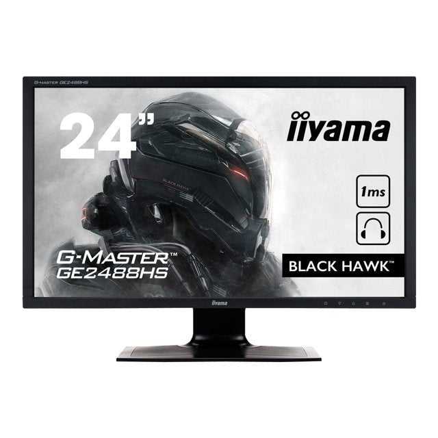 Refurbished Iiyama ProLite GE2488HS LED Monitor - Black - Good