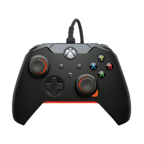 PDP Atomic Xbox Wired Controller - Black / Orange - New