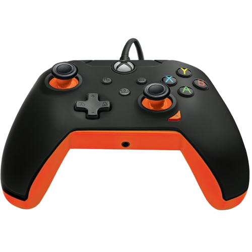 PDP Atomic Xbox Wired Controller - Black / Orange - New