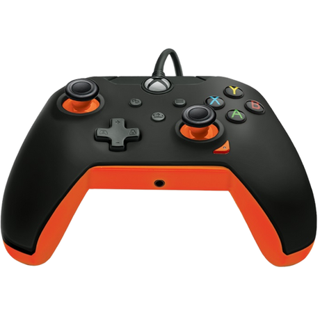 PDP Atomic Xbox Wired Controller - Black / Orange - New