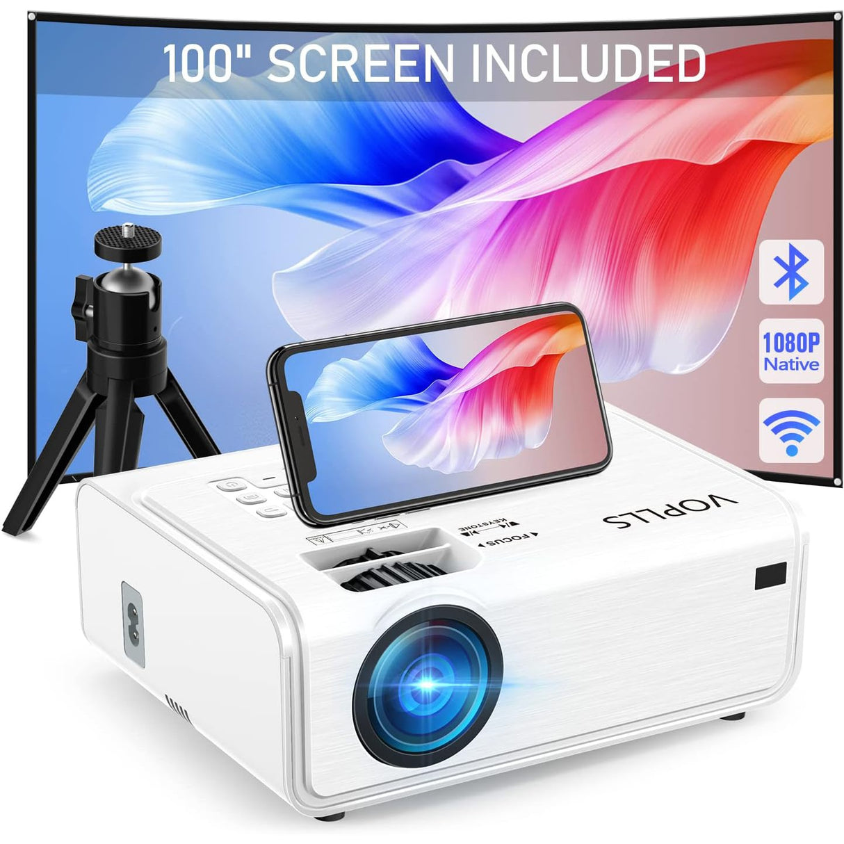 VOPLLS M03H Home Theatre Projector - Pristine