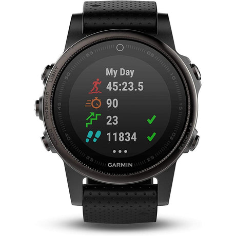 Garmin Fenix 5S Multisport GPS Watch - Black - Refurbished Excellent
