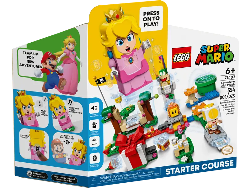 Lego 71403 Super Mario Peach Adventures Starter Course Toy