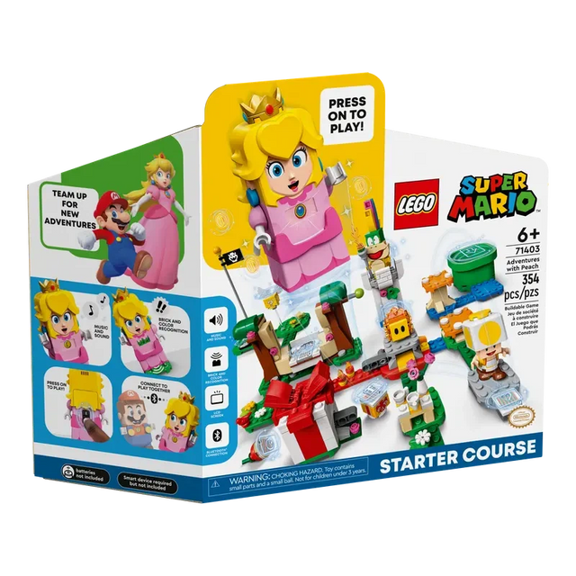 Lego 71403 Super Mario Peach Adventures Starter Course Toy